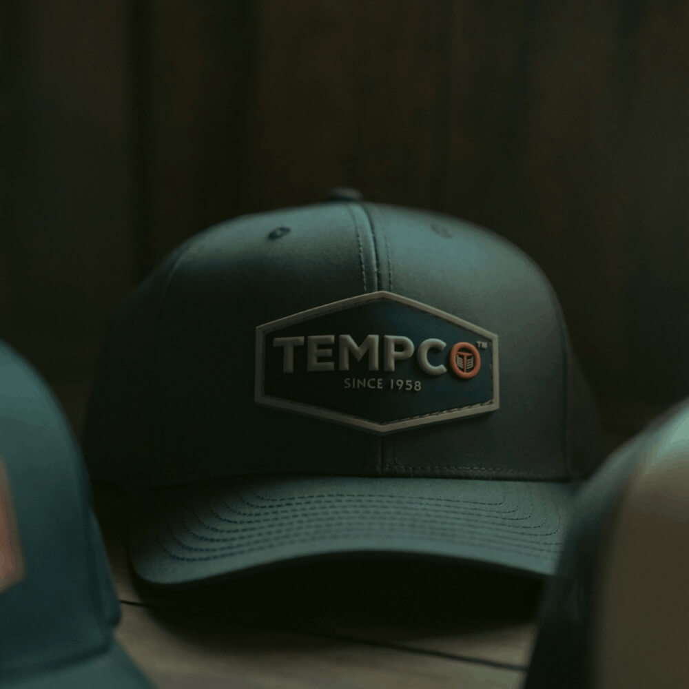 Tempco Mens Patch Cap Charcoal - TC0003-CHR