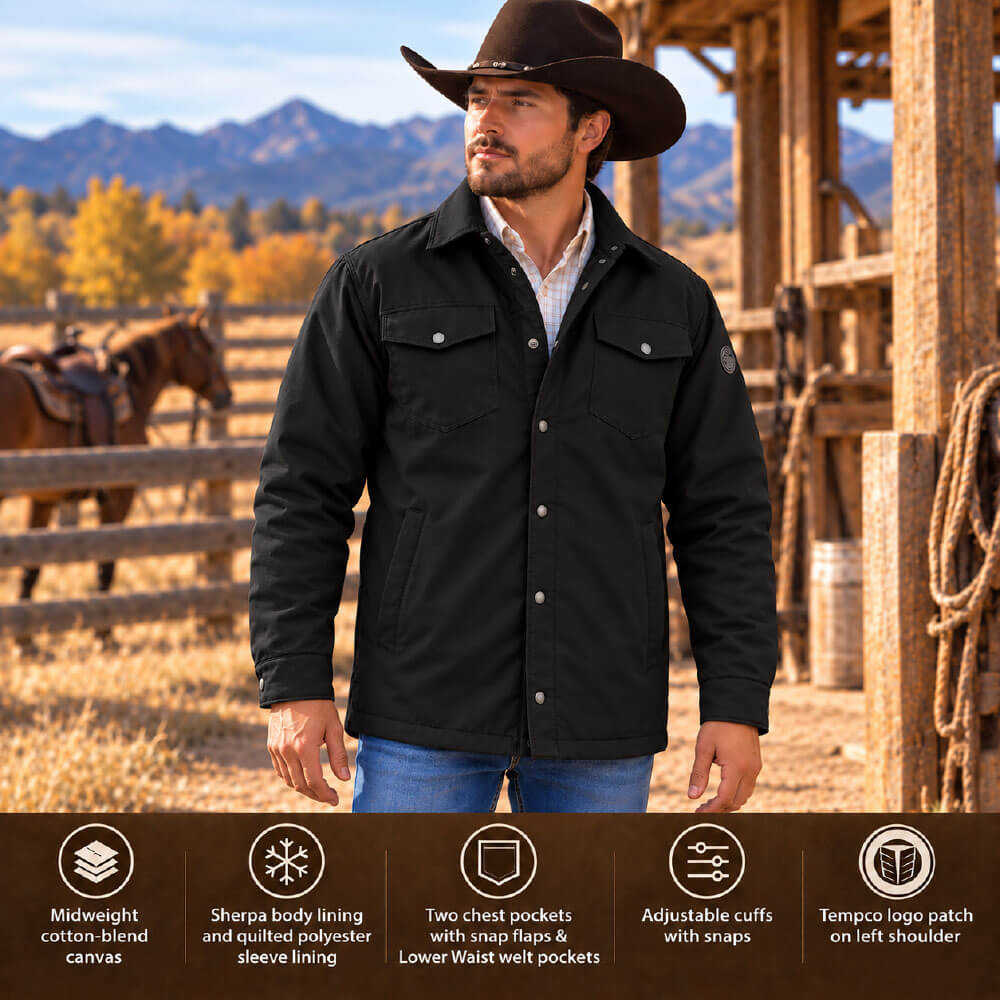 Tempco Mens Santiago Shacket - TM5106