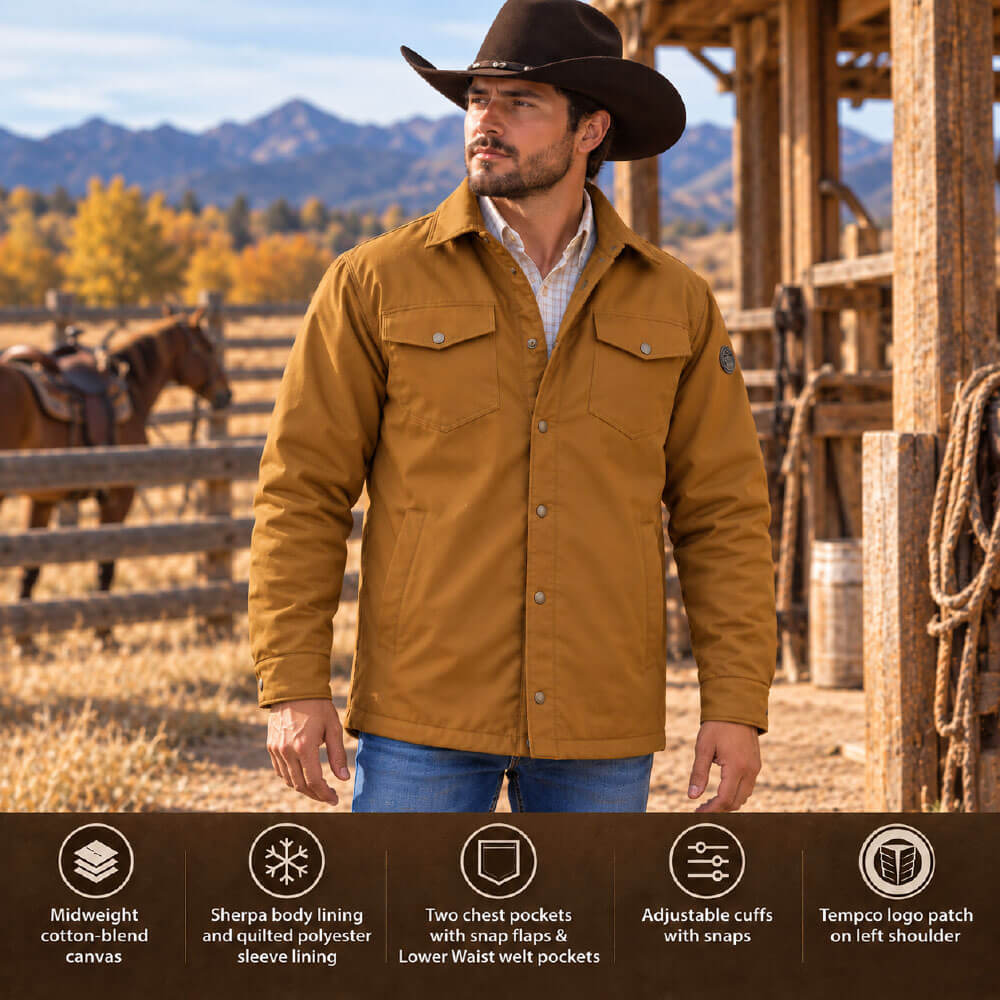 Tempco Mens Santiago Shacket - TM5106