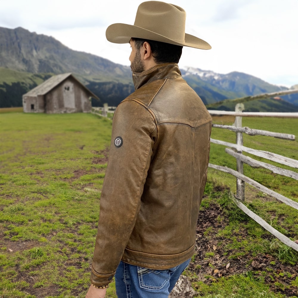 Tempco Mens Sawyer Leather Jacket - TM2808