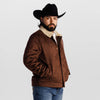 Tempco Mens Sherpa Suede Trucker Jacket - TM6001