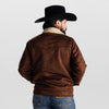 Tempco Mens Sherpa Suede Trucker Jacket - TM6001