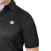 Tempco Mens Solid Print Short Sleeve Polo Shirt Black - TMSLDPSSBLK