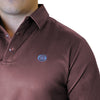 Tempco Mens Solid Print Short Sleeve Polo Shirt Burgundy - TMSLDPSSBUR