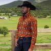 Tempco Mens Vikingo Snap Buttons Long Sleeve Shirt