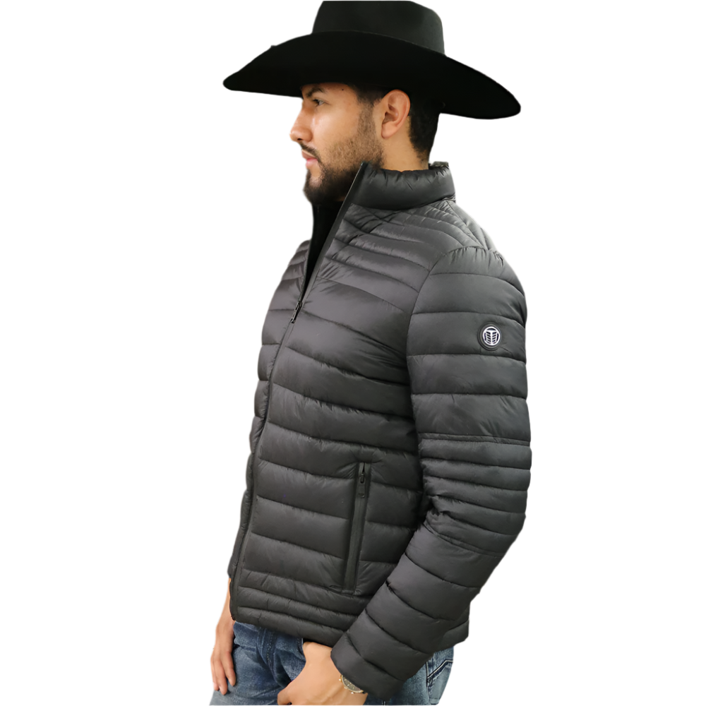 Tempco Mens Vinton Small Quilted Puffer Iron Feather Jacket 