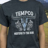 Tempco Mens Western Bones Short Sleeve T-Shirt Grey - WESTERNBONES