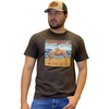 Tempco Mens Wild Ride Short Sleeve T-Shirt Brown - WILDRIDEBR