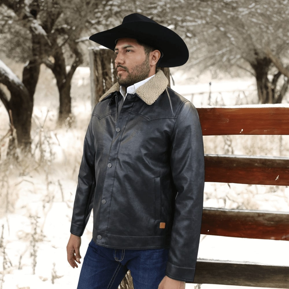 Tempco Mens Alpine Eco-Leather Jacket