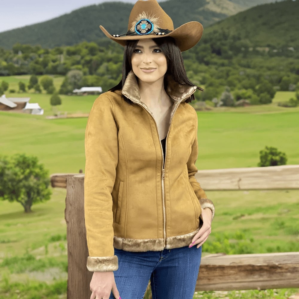 Tempco Womens Harper Suede Jacket - TL6003