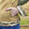 Tempco Womens Harper Suede Jacket