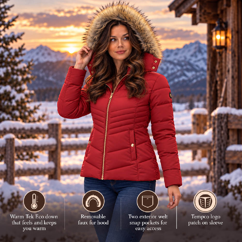 Tempco Womens Vail Hooded Jacket - TL0806
