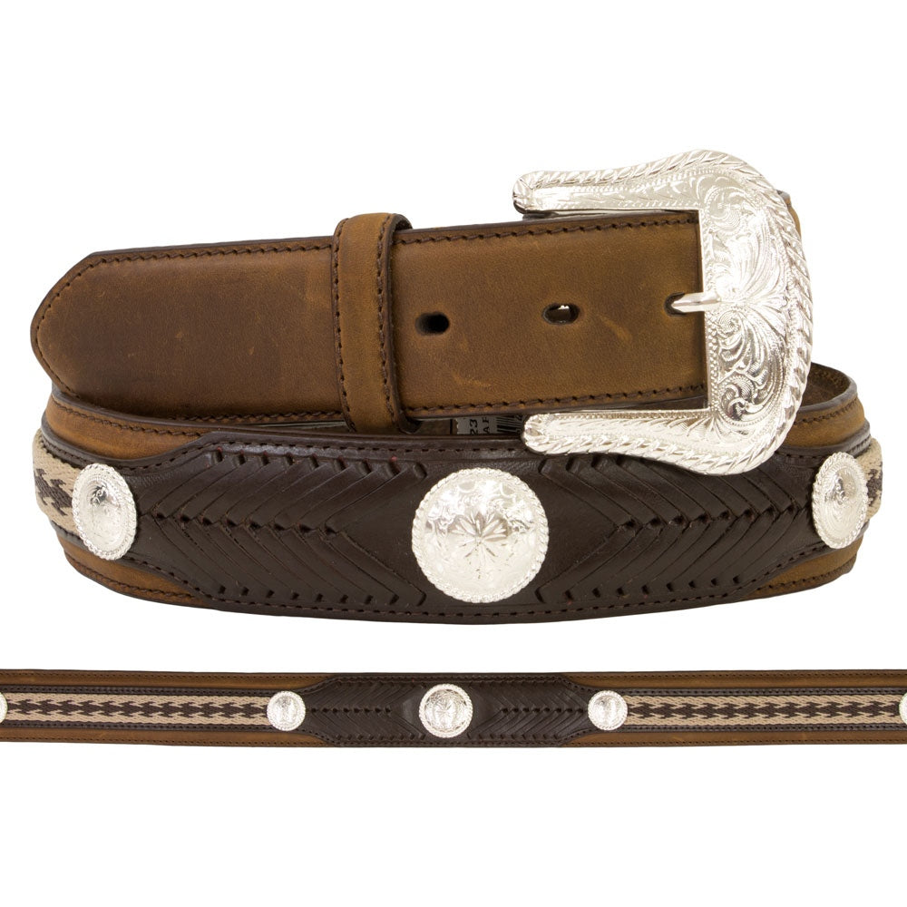 Tony Lama Mens Duke Leather Belt 