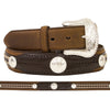 Tony Lama Mens Duke Leather Belt 