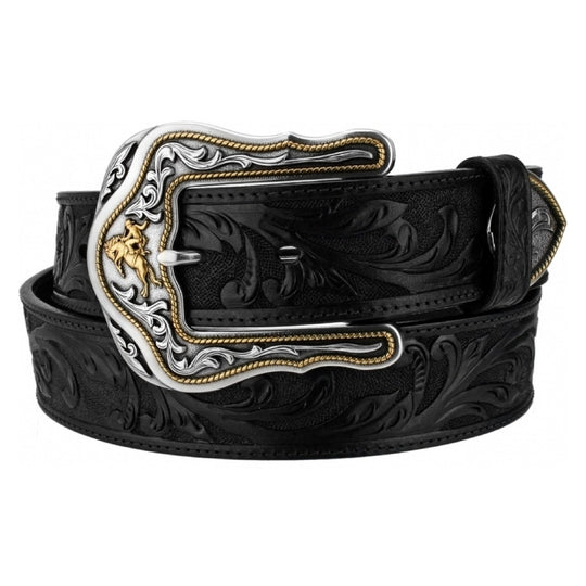 Western Belts | Tony Lama Mens Westerly Ride Belt | Black