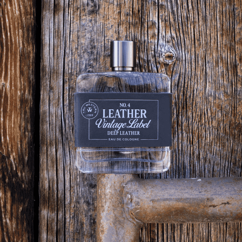 Tru Western Mens 3.4oz Vintage Label Indigo Blend No 3. Cologne