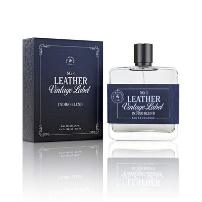 Tru Western Mens 3.4oz Vintage Label Indigo Blend No 3. Cologne
