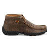 Twisted X Boys Leather Chukka Driving Moc Shoes Brown - YDM0001