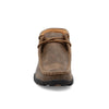 Twisted X Boys Leather Chukka Driving Moc Shoes Brown - YDM0001