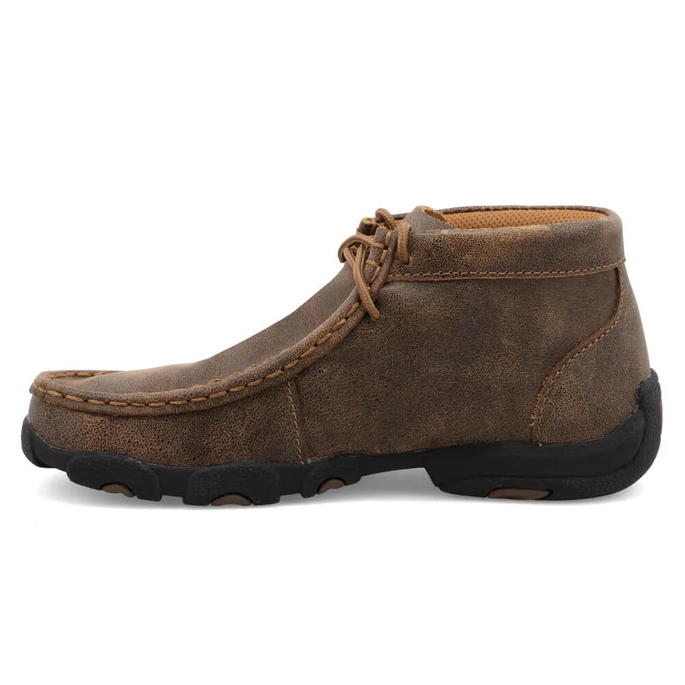 Twisted X Boys Leather Chukka Driving Moc Shoes