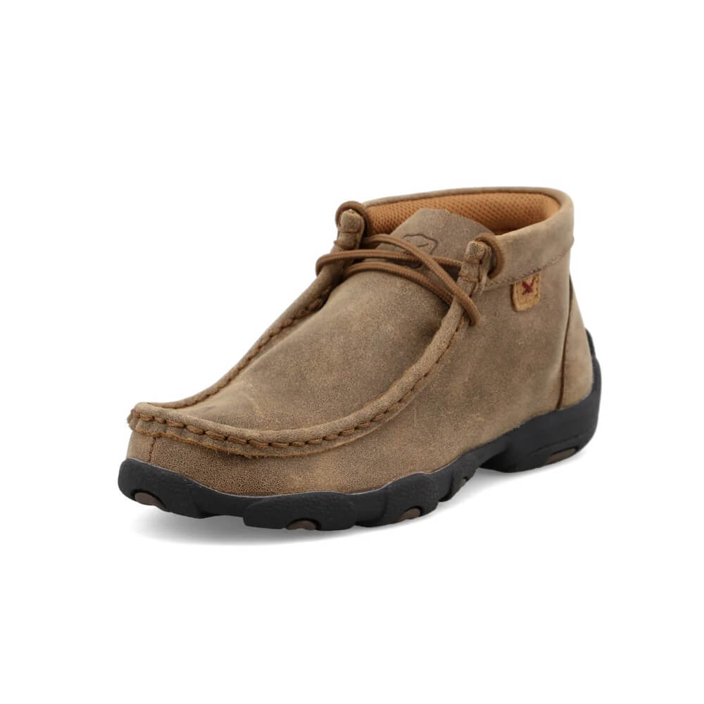 Twisted X Kids Chukka Driving Moc Shoes Brown - CDM0001