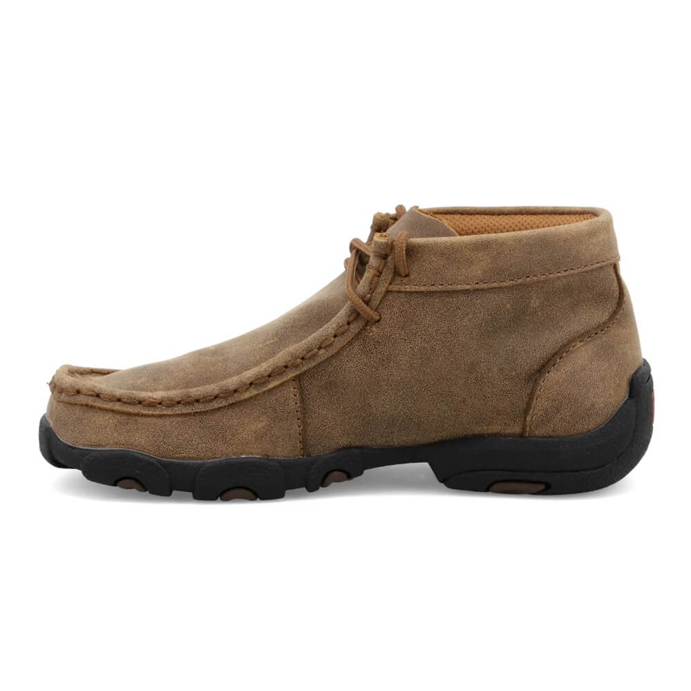Twisted X Kids Chukka Driving Moc Shoes Brown - CDM0001