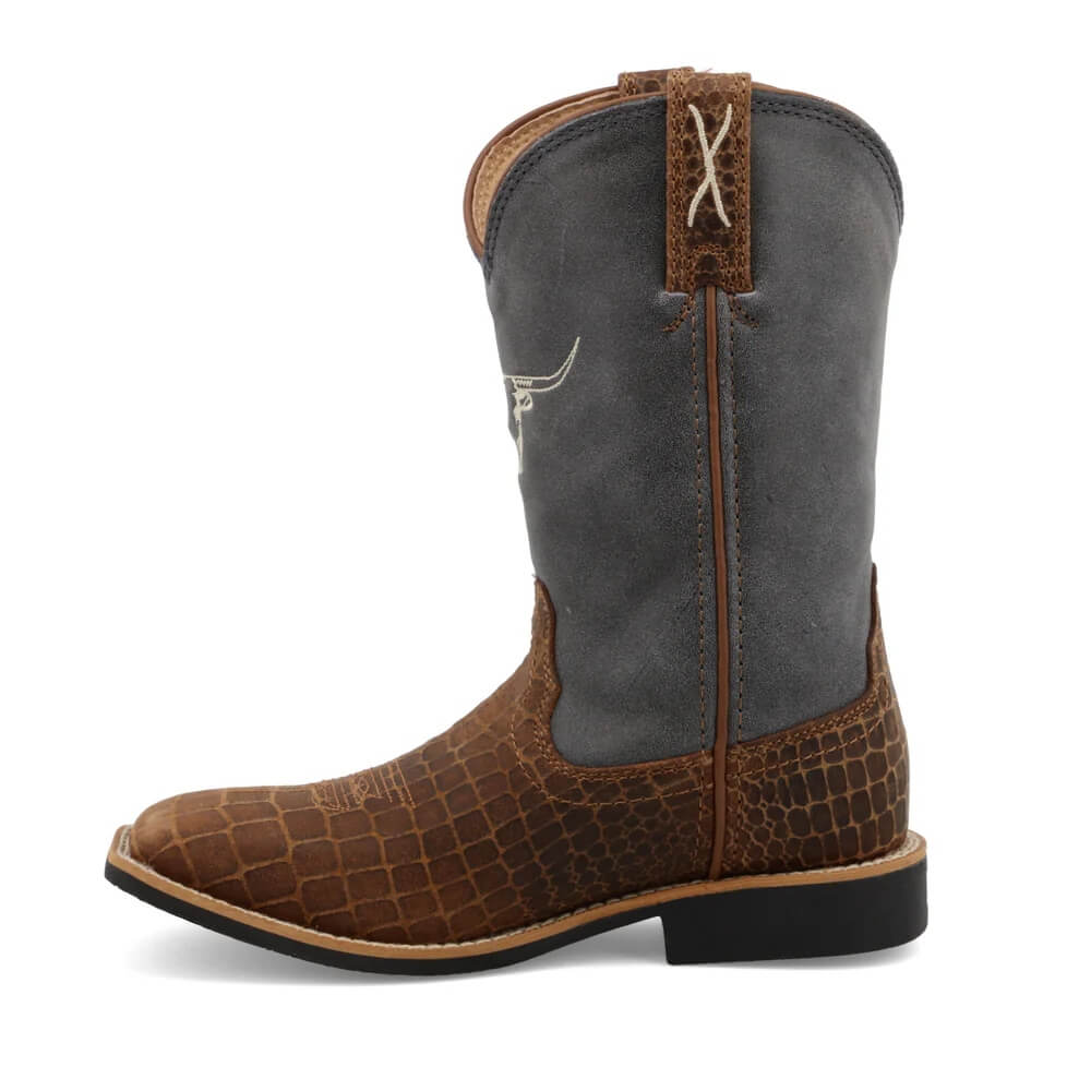 Twisted X Kids Western Top Hand Boots