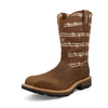 Twisted X Mens 11" UltraLite X™ Work Boots Brown - MUNW003