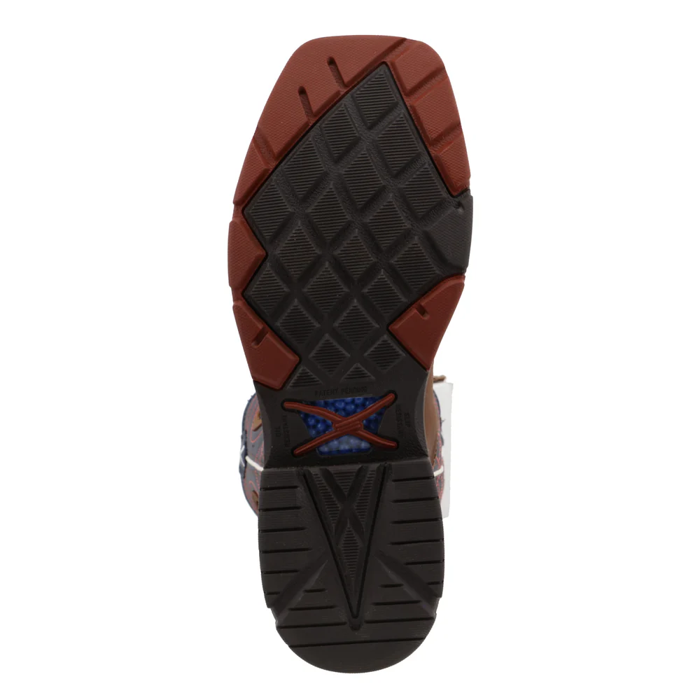 Twisted X Mens Cellstretch 12" Leather Boots Mocha