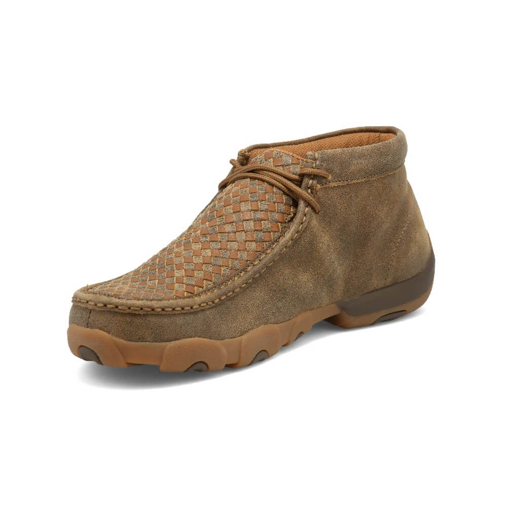 Twisted X Mens Chukka Driving Moc Shoes Brown - MDM0033
