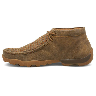 Twisted X Mens Chukka Driving Moc Shoes Brown - MDM0033