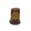 Twisted X Mens Work Chukka Driving Moccasin Shoes Distressed Saddle - MDMST01