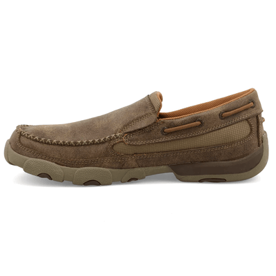 Twisted X Mens Slip-On Driving Moc Shoes - MDMS002