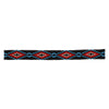 Twister Beaded Black Red Aztec Hatband - 0272701
