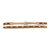 Twister Calf Hair-On Hide Leather Hatband - 02650-44