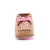 Twister Infant Pink Glitter Moc Shoes (Sizes: 0 - 4) - 4426230