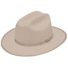 Twister Mens 3X Troubadour Felt Hat Silverbelly - T75502277