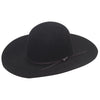 Twister Mens 6X Open Crown Felt Hat Black - T7635801