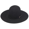 Twister Mens 6X Open Crown Felt Hat Black