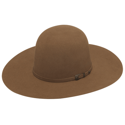 Twister Mens 6X Open Crown Felt Hat Pecan