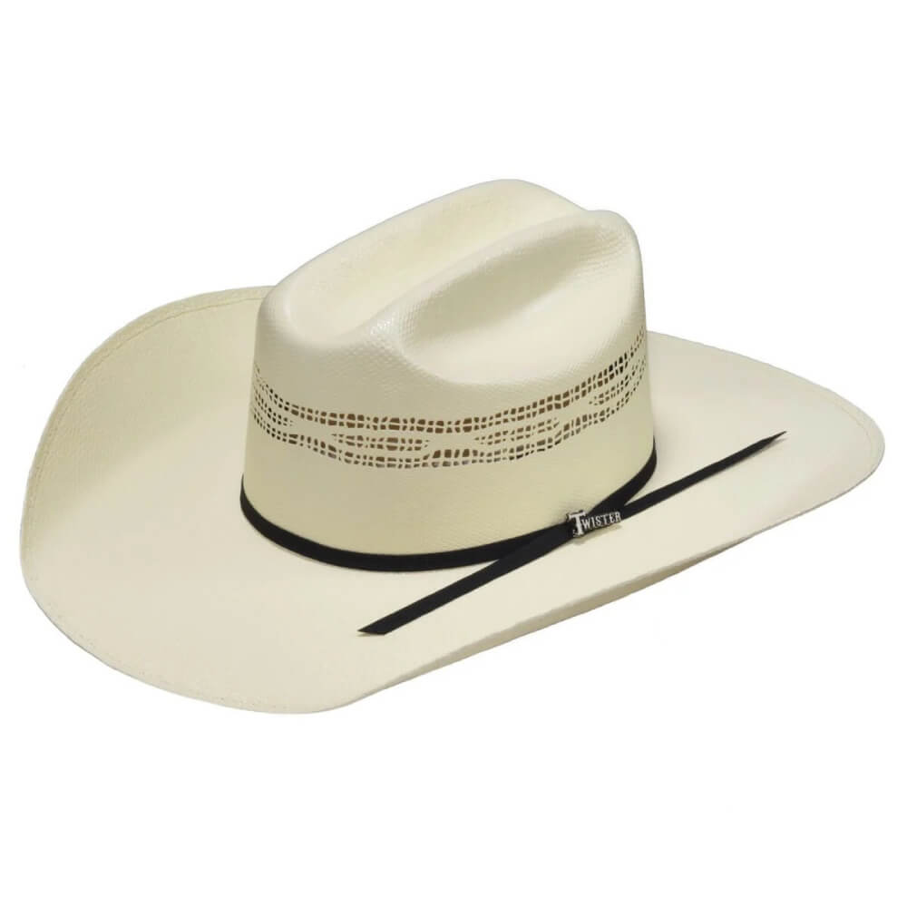 Twister Mens Bangora Cattleman R2 Straw Hat Natural - T71802