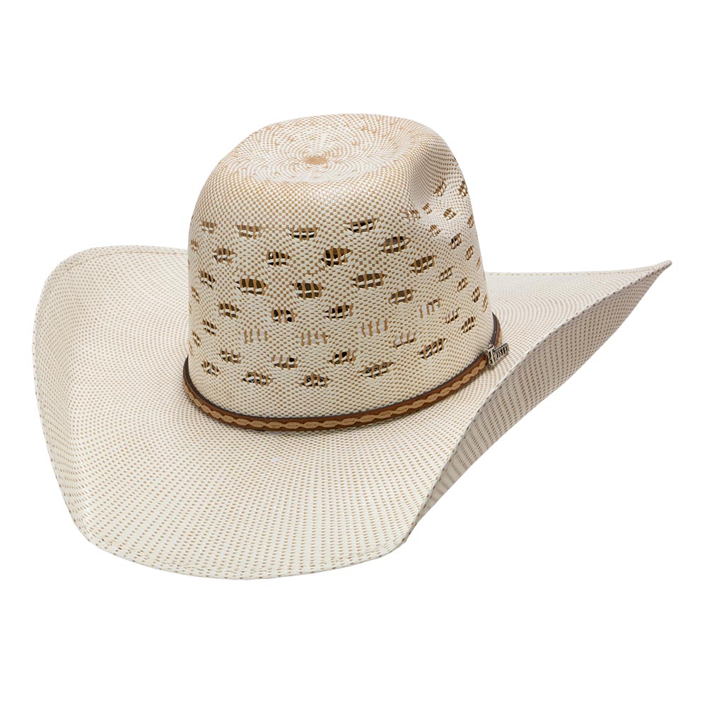 Twister Mens Bangora Ivory/Tan Straw Hat - T71824
