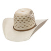 Twister Mens Bangora Ivory/Tan Straw Hat - T71824
