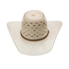 Twister Mens Bangora Ivory/Tan Straw Hat - T71824