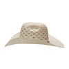 Twister Mens Bangora Ivory/Tan Straw Hat - T71824