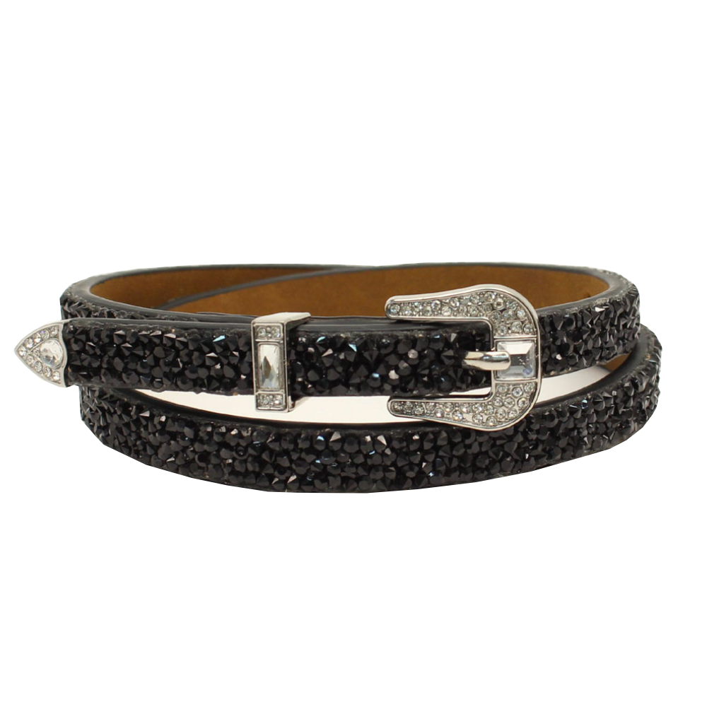 twister sparkle black hatband 