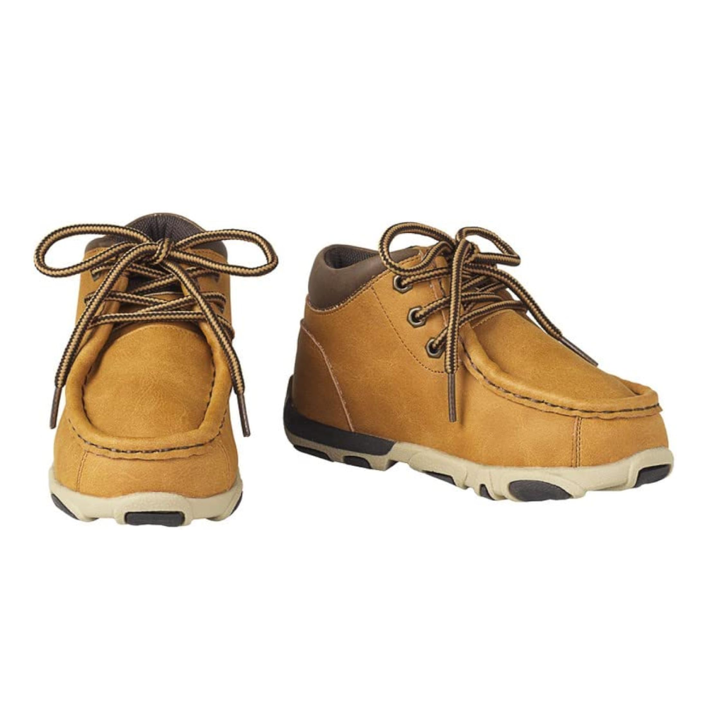 Twister Boys Gabe Moc Toe Lace Up Shoes (Sizes 9 - 3 Youth) - 446003008