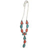 West & Co. Womens Concho Lariat Necklace