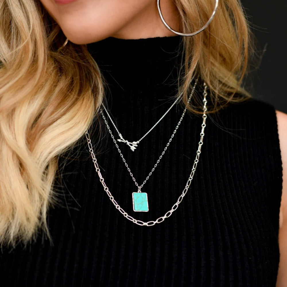 West & Co. Womens Layered Necklace