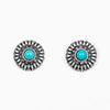 West & Co. Womens Silver Flower Stud Earrings